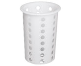 Bestikbeholder i hvid til opbevaring af køkkenredskaber